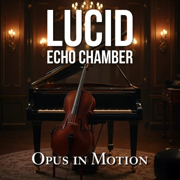 Opus in Motion album cover. Music by Lucid Echo Chamber